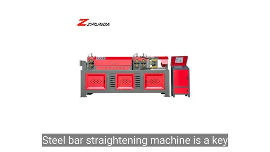 CNC-Maschine zum Richten und Schneiden von Bewehrungsstäben