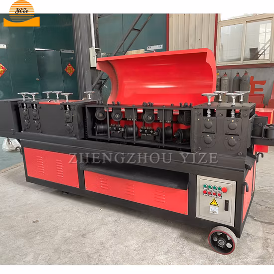 Automatische CNC-Maschinen zum Richten von Drahtbewehrungsstäben Richten von Bewehrungsstahlstäben