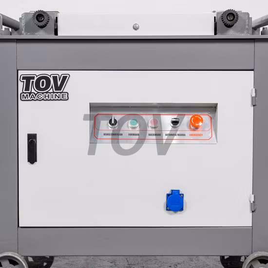 Gw50 CNC Bewehrungsstahlbiegemaschine Steigbügelbiegemaschine Automatische Stahlstangen-Steigbügelbiegemaschine